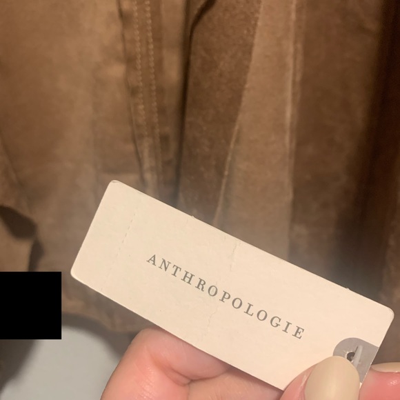 Anthropologie Blank NYC Taupe Suede Jacket - Picture 7 of 8